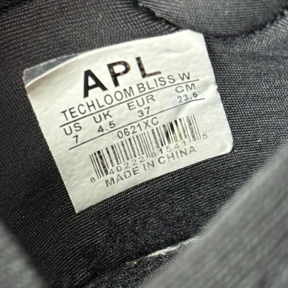 Women's APL Techloom Bliss Leopard Black & White Sneakers - 7 - Picture 10 of 12